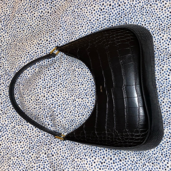 JW PEI Bags Jw Pei Womens Ruby Shoulder Bag Black Croc Poshmark